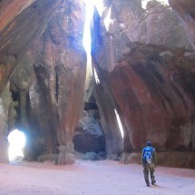 In the largest cave of the Ciudad de Itas